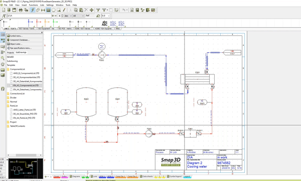 Smap3D Plant Design with SOLIDWORKS | P&ID