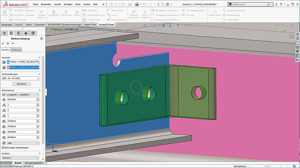 smap3d_2023_Steel_Clipangle